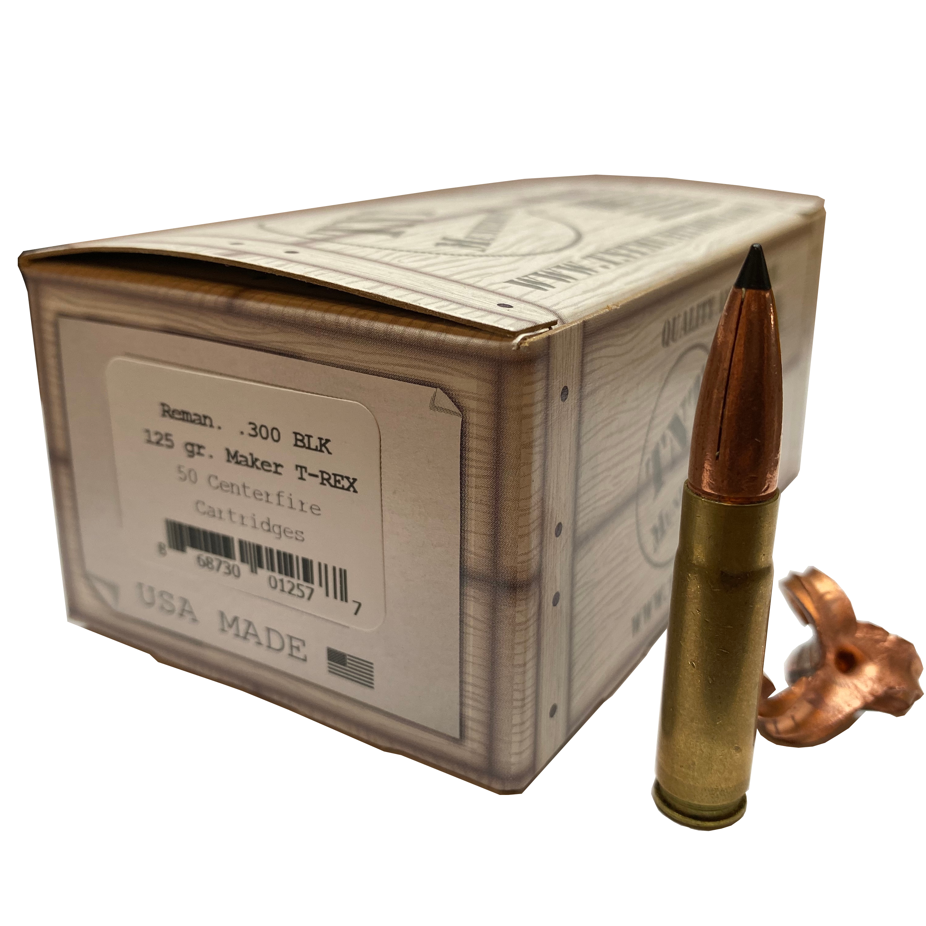 .300  AAC Blackout 125 gr. Maker T-REX. MEMORIAL DAY SALE! THROUGH MAY 29TH ONLY - SHIPS NBD  - (LEAD-FREE)