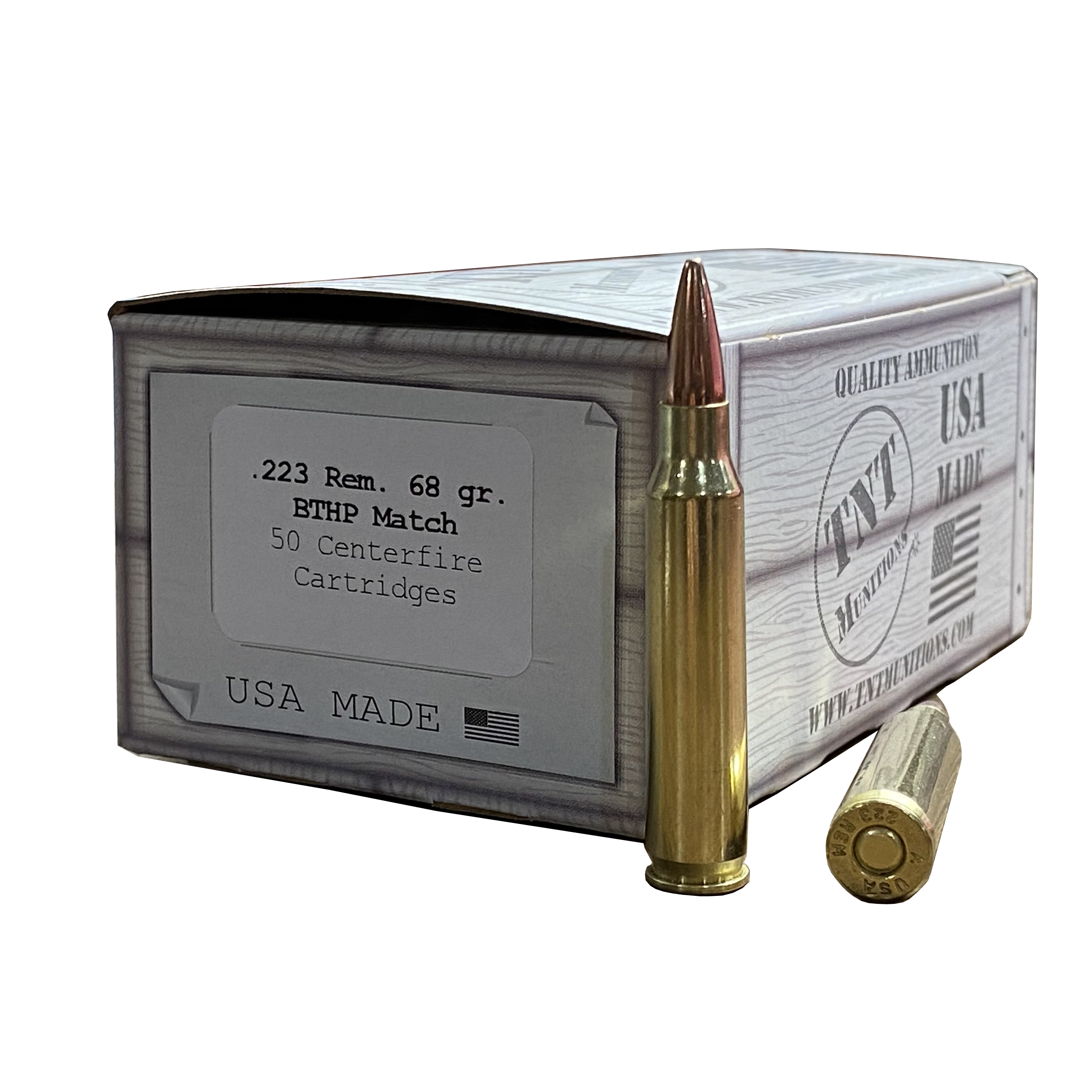.223 Rem. 68 gr. BTHP Match. MEMORIAL DAY SALE! THROUGH MAY 29TH ONLY - SHIPS NBD